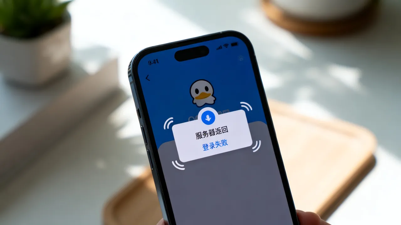 登入qq为什么说服务器返回，服务器登录失败原因是什么