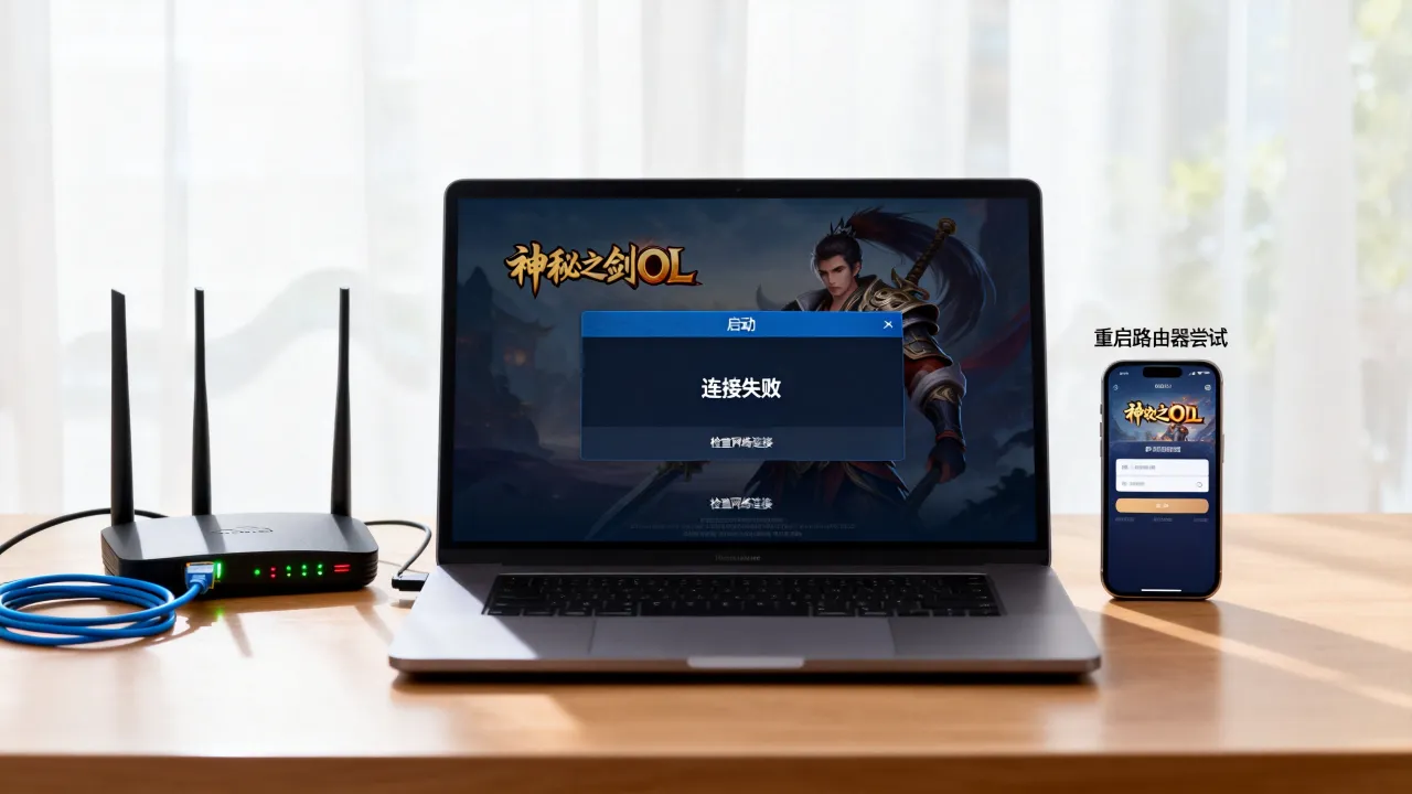 为什么神秘之剑OL连接不到服务器，连接失败怎么解决