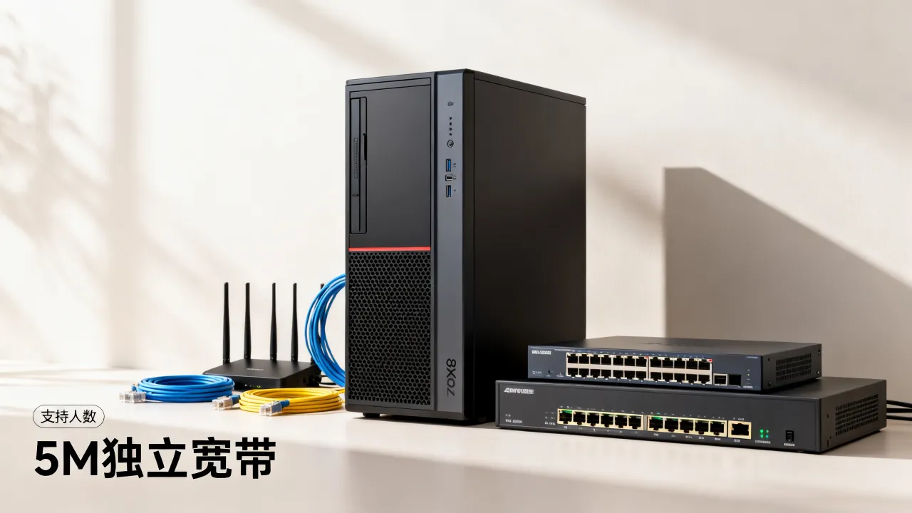 服务器5m独立宽带够用吗，5m带宽能支持多少人同时访问？