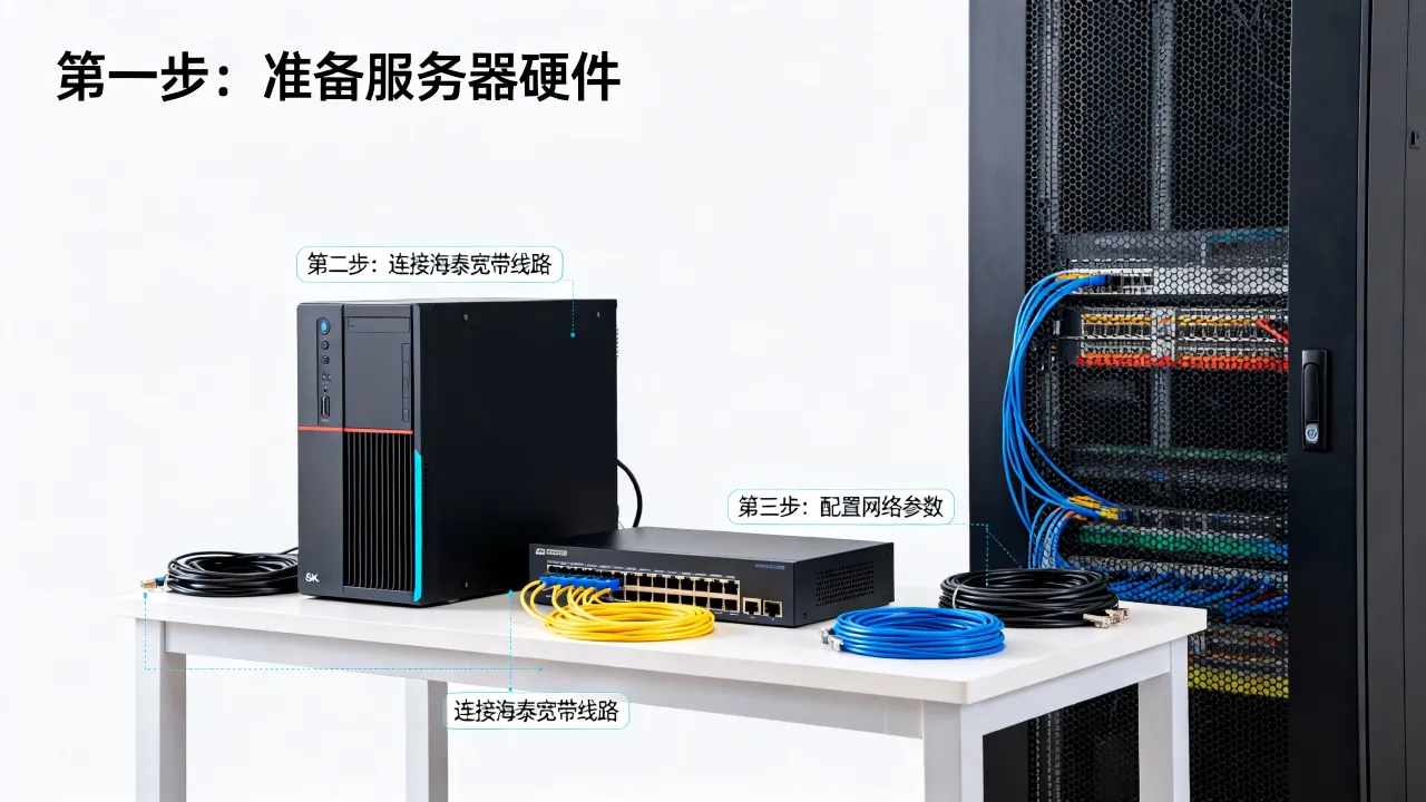 海泰宽带搭建服务器怎么做？，海泰宽带搭建服务器方法