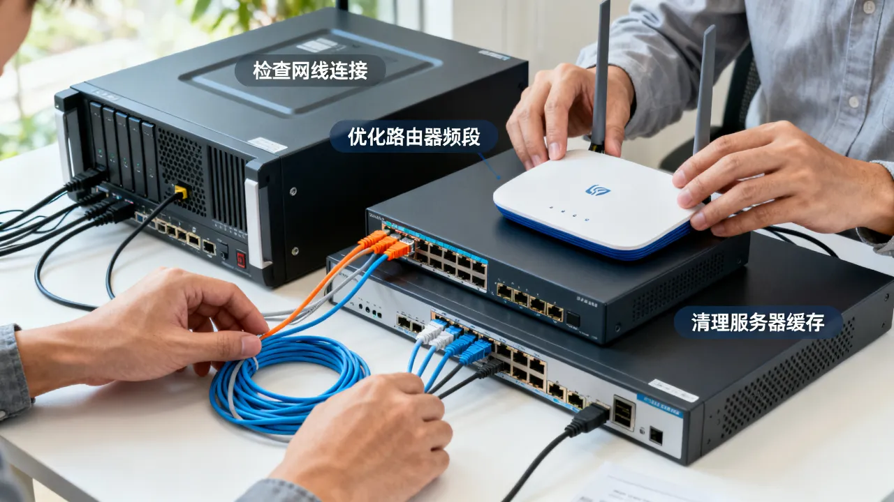 服务器电脑网速慢怎么解决，服务器网络延迟高如何优化提速？