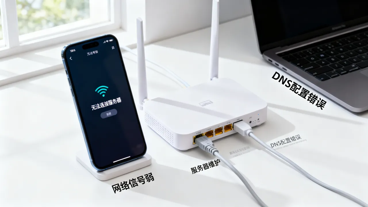 App为什么无法连接到服务器，是什么原因导致的