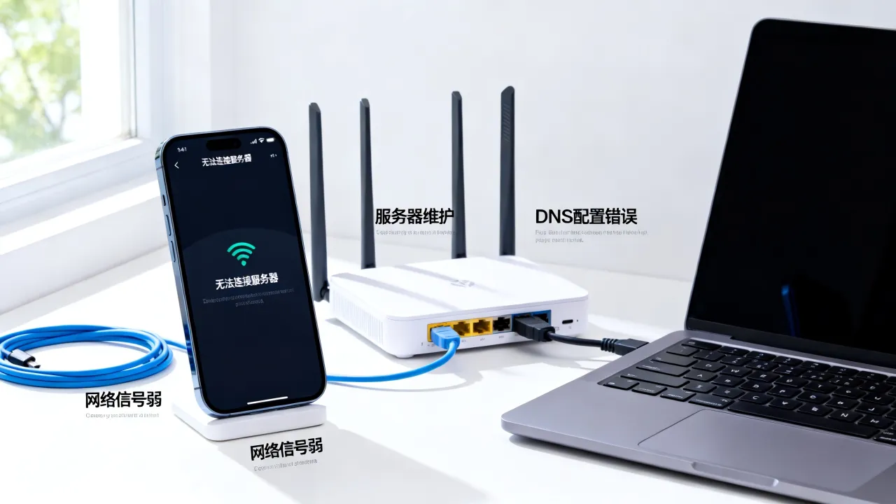 App为什么无法连接到服务器，是什么原因导致的