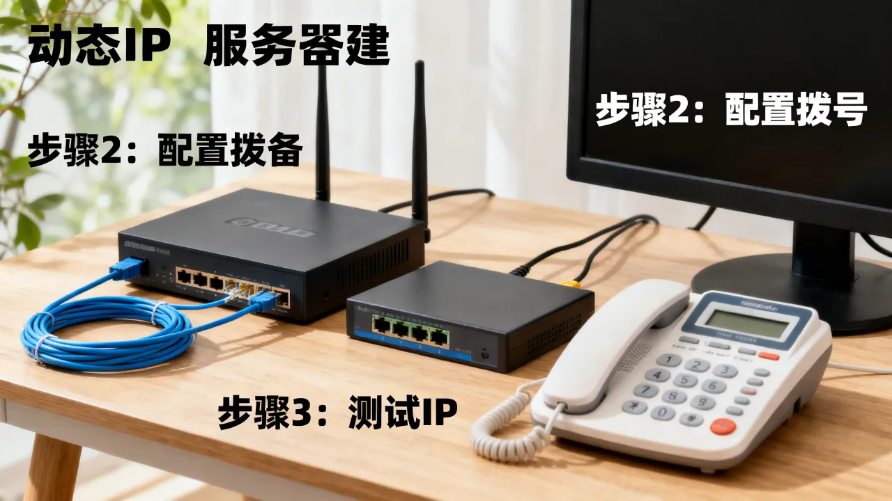 宽带拨号动态ip服务器怎么搭建？动态ip服务器搭建教程详解