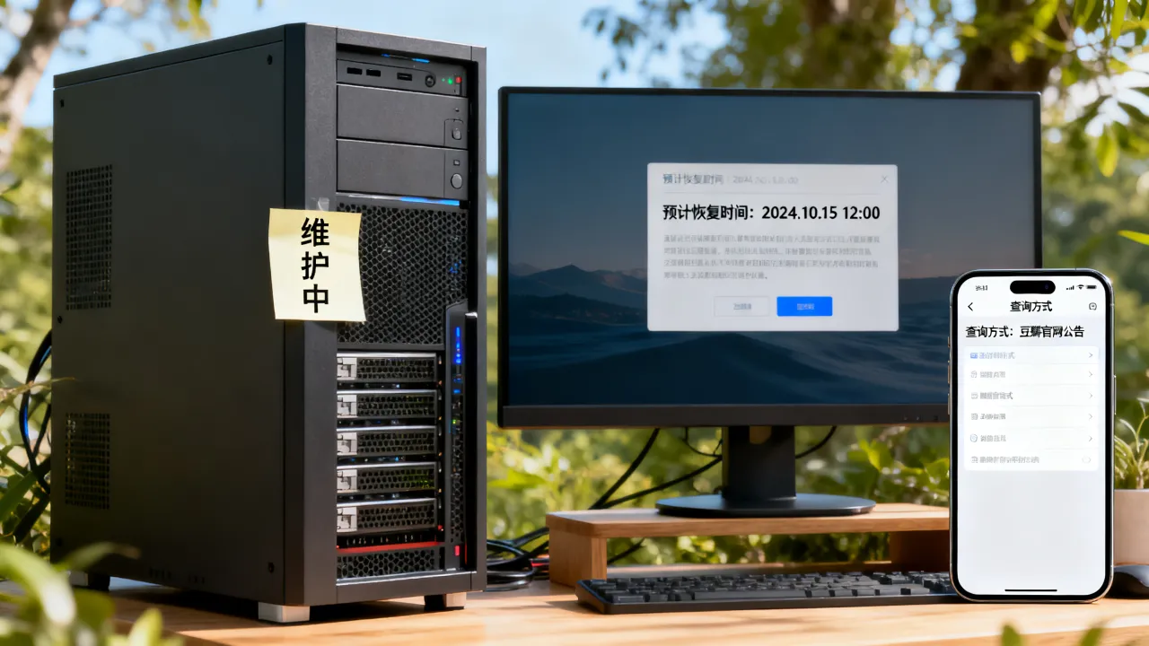 豆瓣服务器维护时间是什么时候？如何查询恢复时间