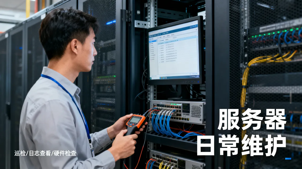 运维是搞服务器的吗，服务器日常维护都包含哪些工作？