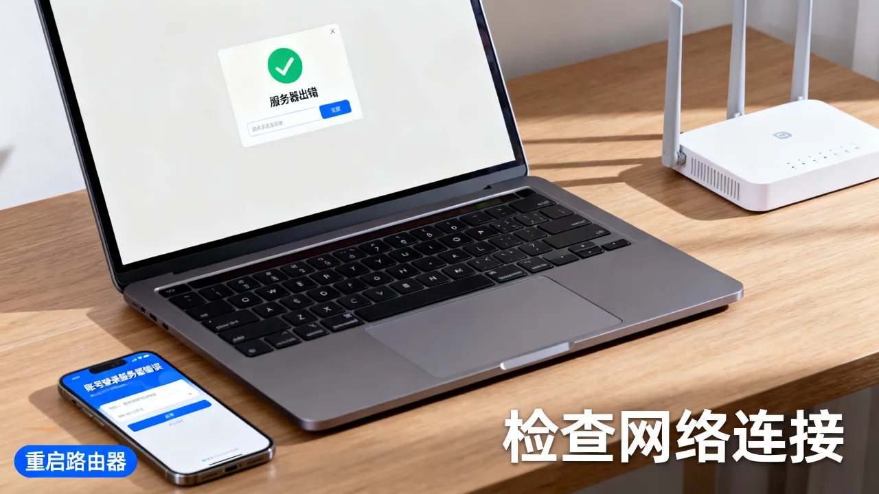 登入id为什么显示服务器出错，账号登录服务器错误怎么办