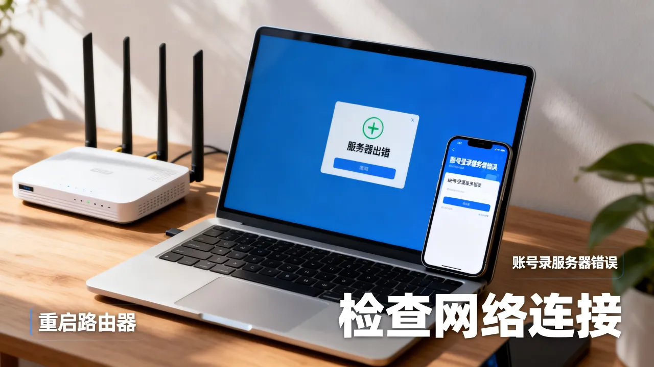登入id为什么显示服务器出错，账号登录服务器错误怎么办