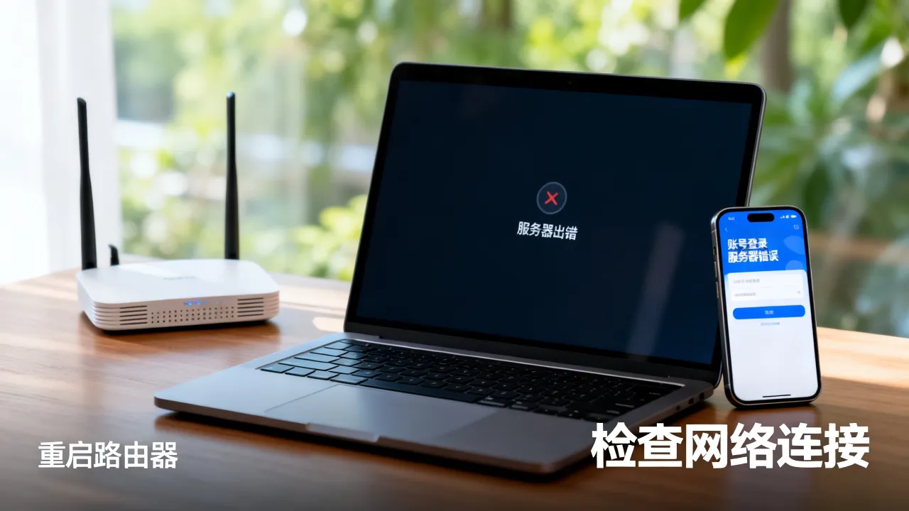 登入id为什么显示服务器出错，账号登录服务器错误怎么办