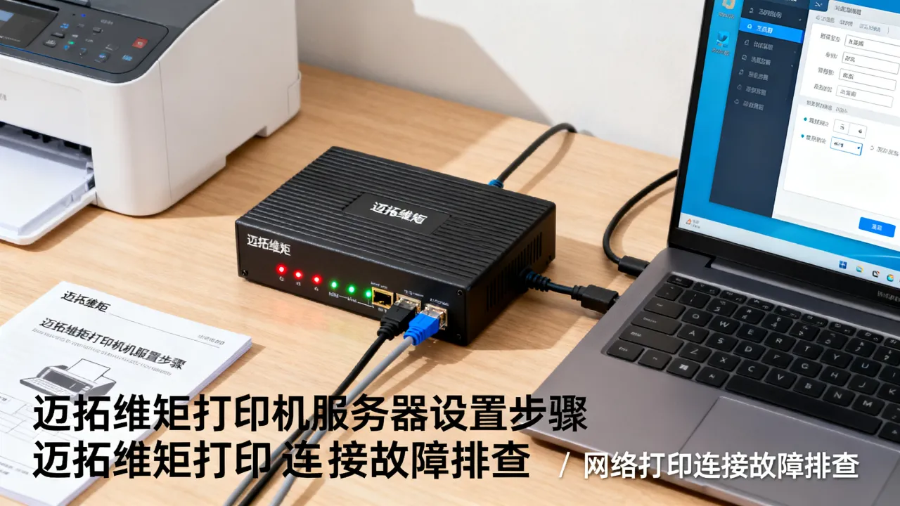 迈拓维矩打印机服务器怎么设置？网络打印连不上怎么办？