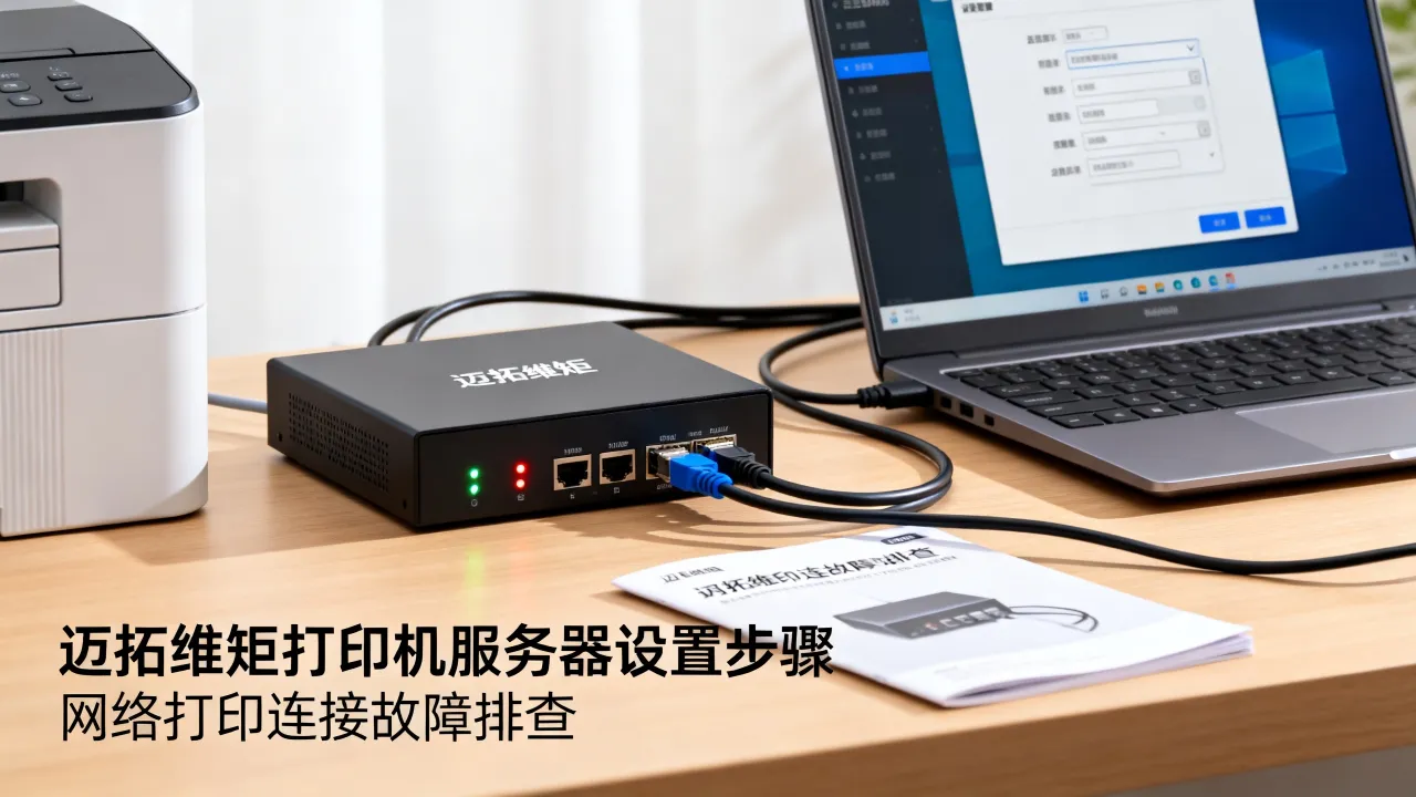 迈拓维矩打印机服务器怎么设置？网络打印连不上怎么办？