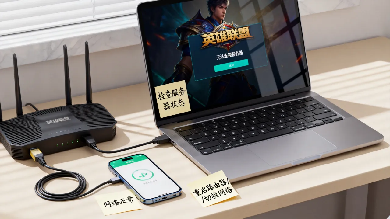 LOL网络正常为什么上不去服务器，英雄联盟连不上服务器怎么办