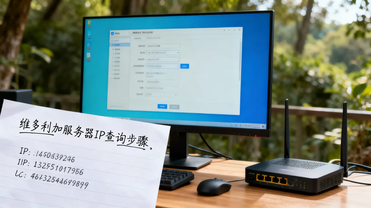 维多利加服务器IP是多少，维多利加服务器IP地址怎么查？