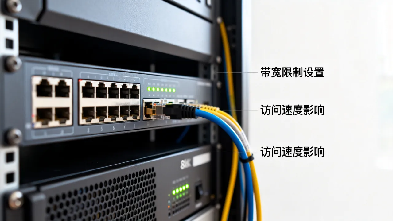 服务器带宽限制怎么设置，限制服务器带宽会影响网站访问速度吗