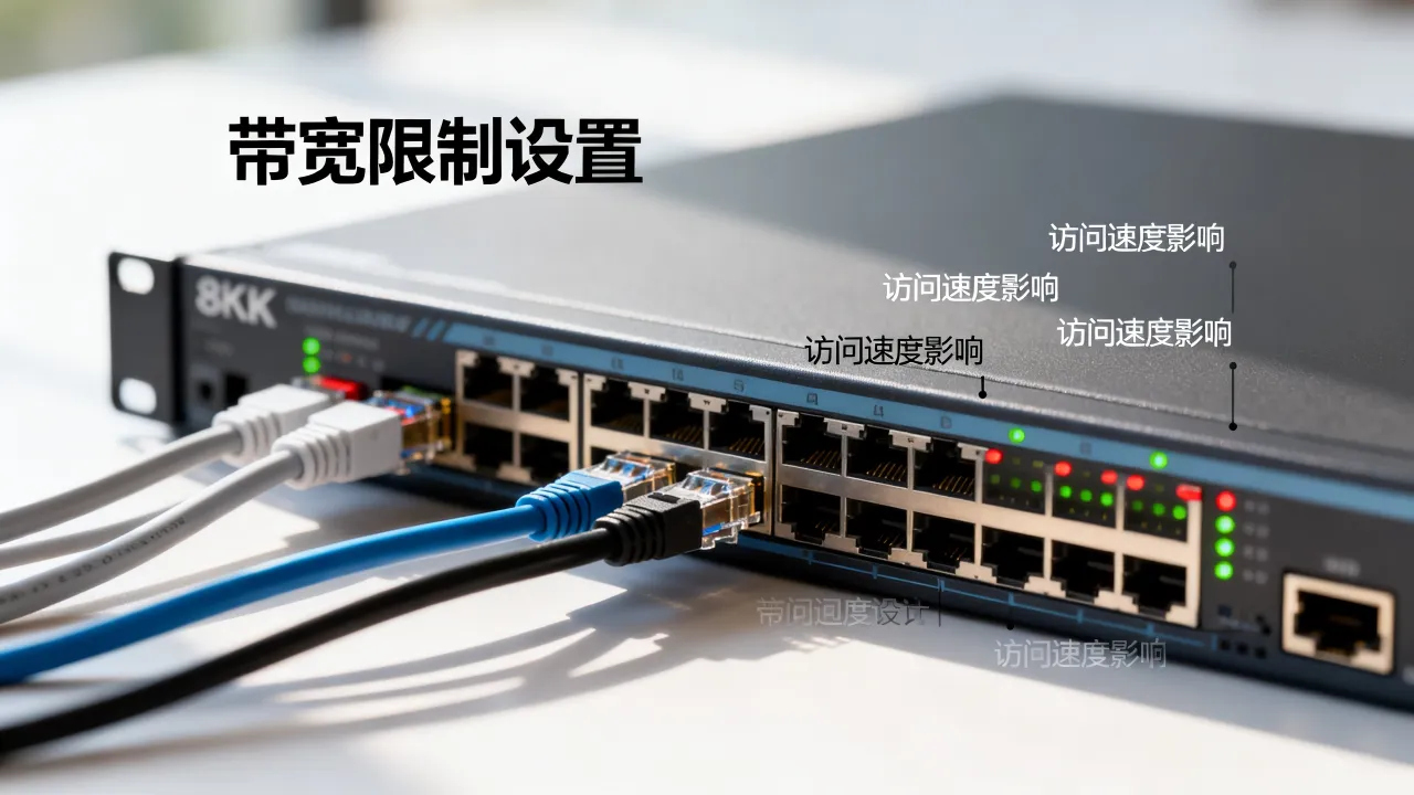 服务器带宽限制怎么设置，限制服务器带宽会影响网站访问速度吗