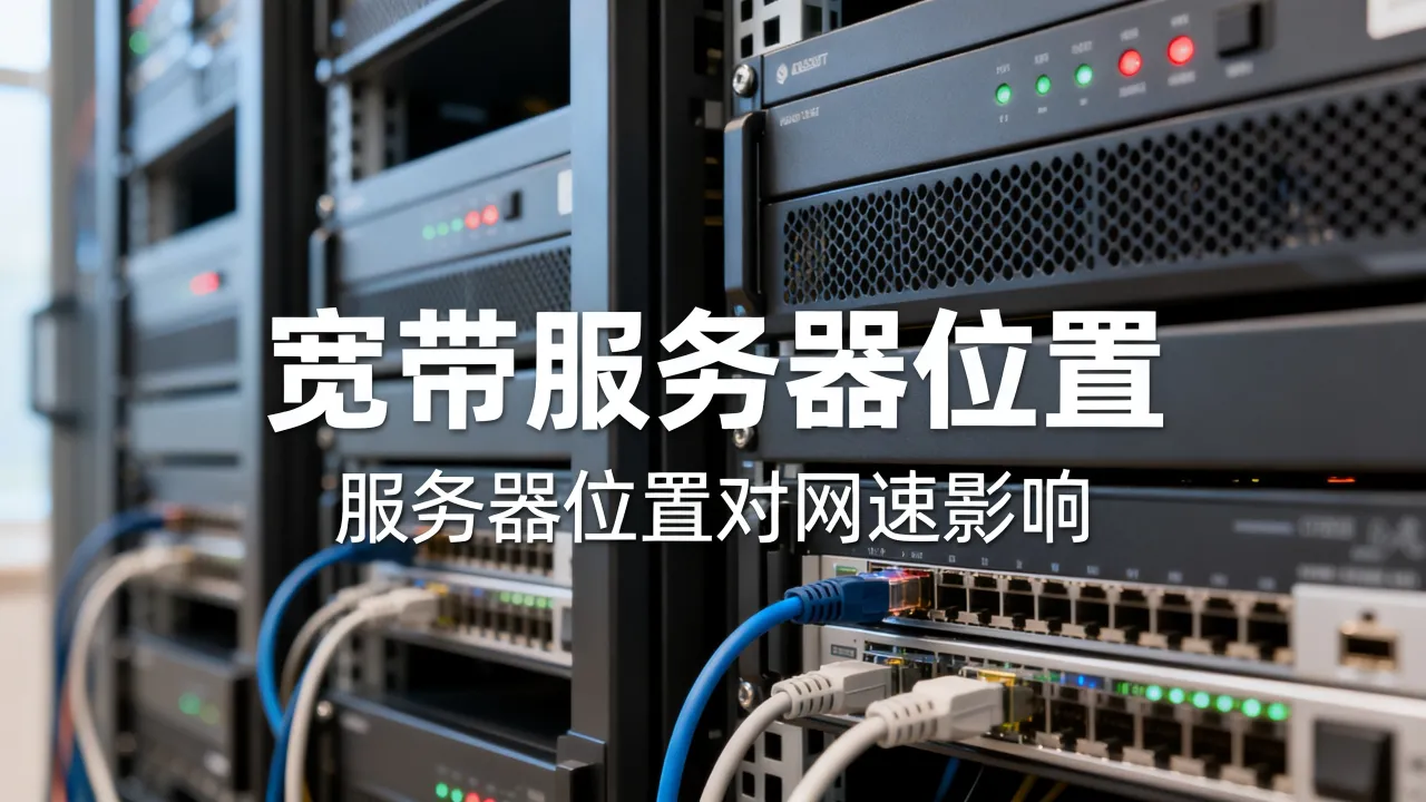 宽带服务器位置在哪，服务器位置对网速影响大吗？