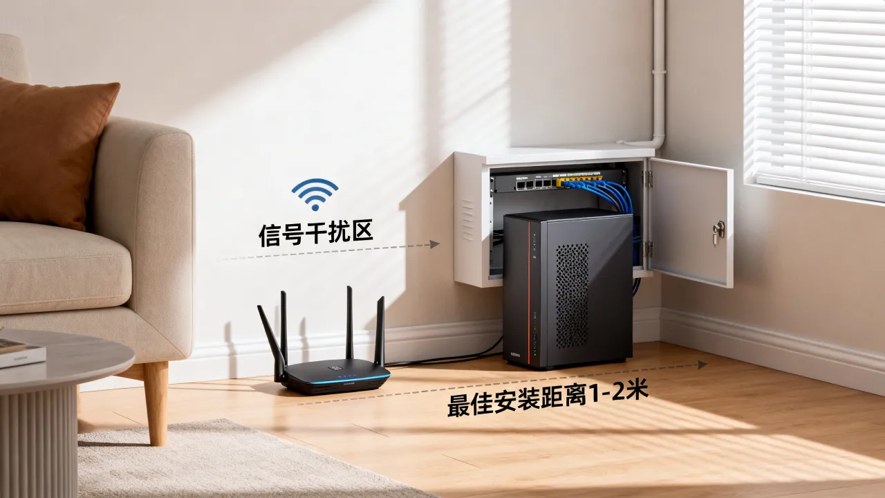 宽带服务器安装在哪里，怎么选最佳安装位置避免影响网速？