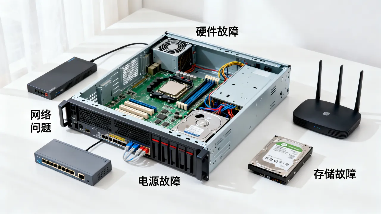 为什么服务器会出问题，服务器故障原因有哪些