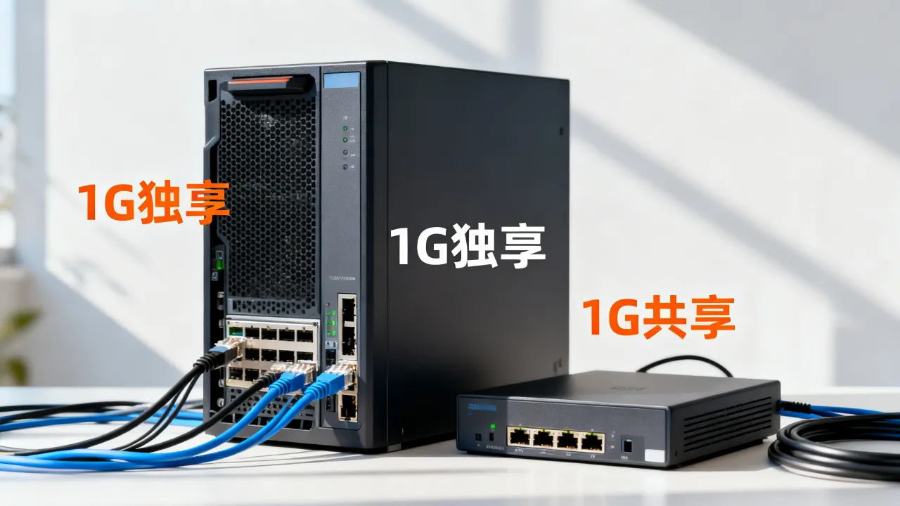 1g宽带服务器够用吗？服务器带宽1G独享和共享怎么选