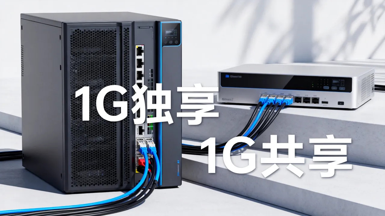 1g宽带服务器够用吗？服务器带宽1G独享和共享怎么选