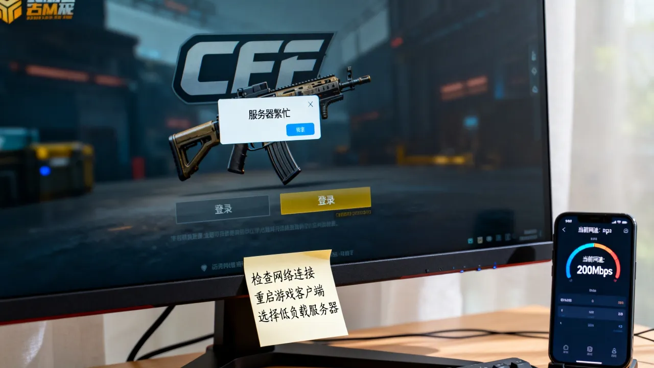 CF为什么所有的服务器都是爆满，怎么解决进不去游戏