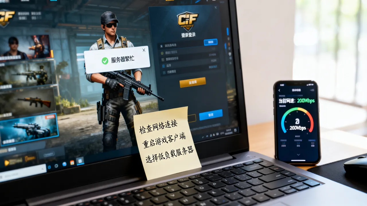 CF为什么所有的服务器都是爆满，怎么解决进不去游戏