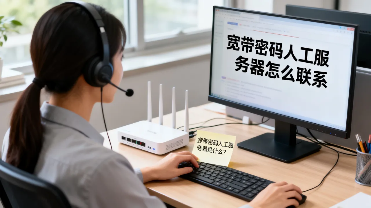宽带密码人工服务器是什么?,宽带密码人工服务器怎么联系
