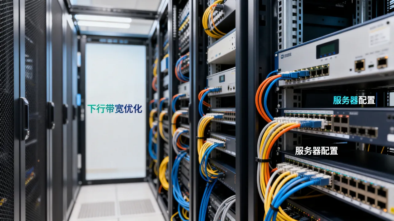 服务器下行宽带速度慢怎么办,如何提升服务器下行带宽?