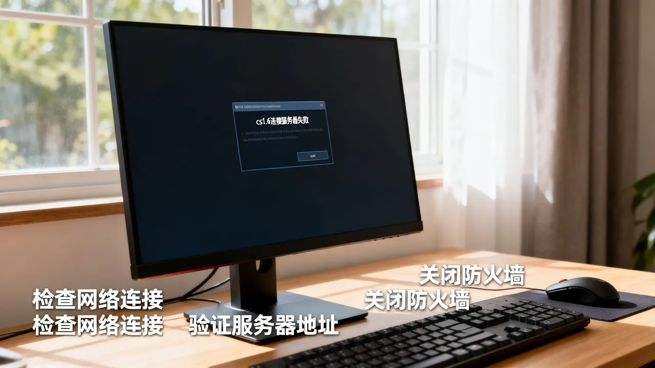 为什么cs1.6连接服务器失败，无法进入游戏怎么办