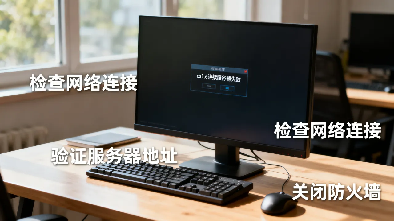 为什么cs1.6连接服务器失败，无法进入游戏怎么办