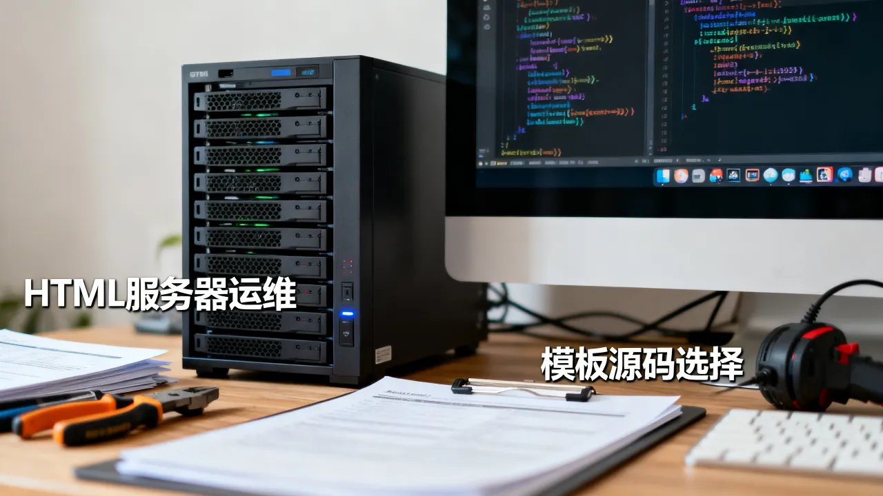 HTML服务器运维公司网站模板怎么做?模板源码怎么选,