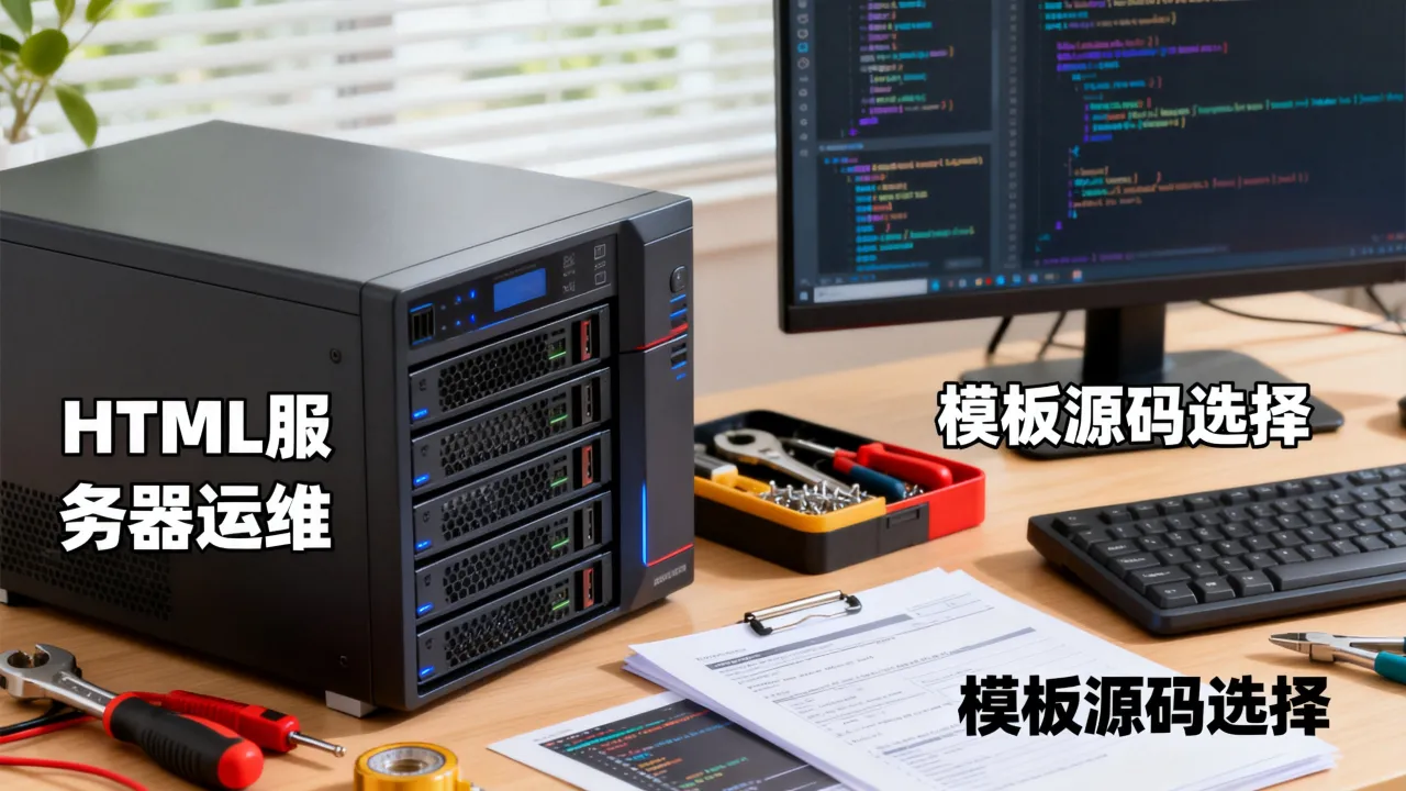 HTML服务器运维公司网站模板怎么做？模板源码怎么选，