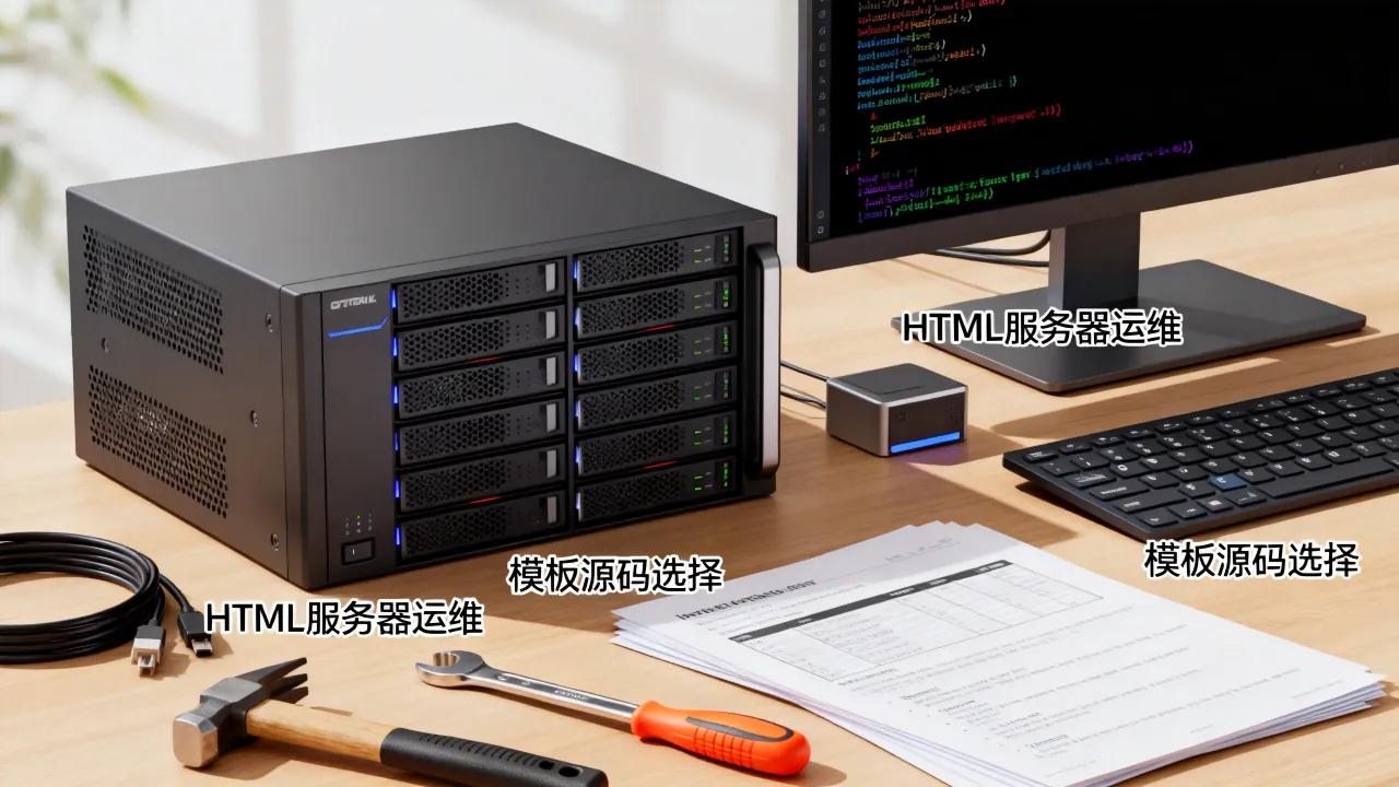 HTML服务器运维公司网站模板怎么做？模板源码怎么选，