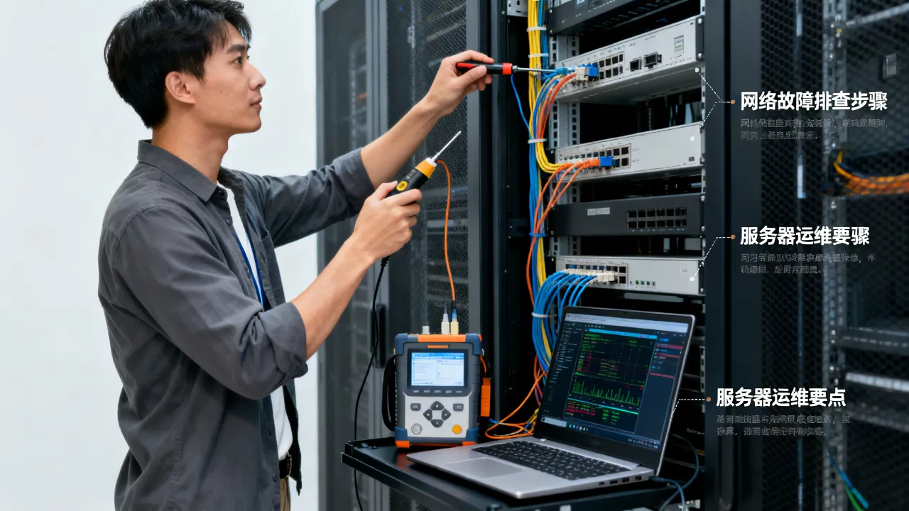 服务器网络运维怎么做,服务器网络故障排查技巧有哪些?