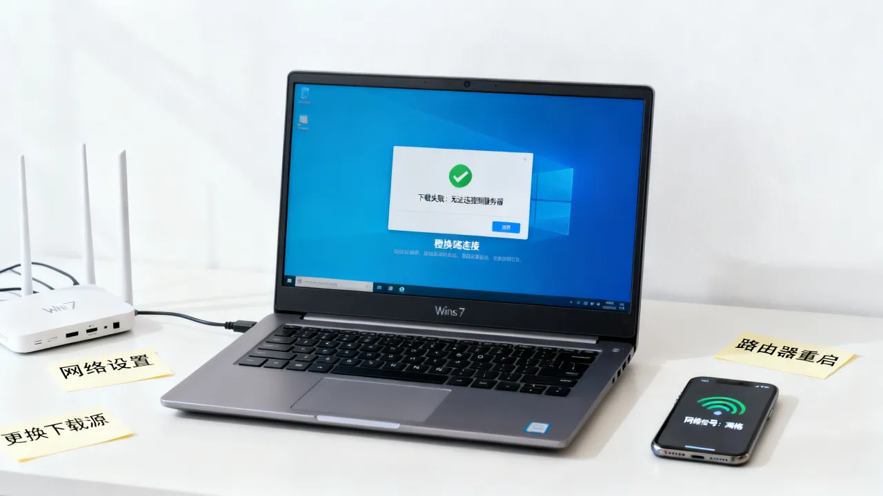 win7为什么下载不上服务器失败原因，win7系统下载文件失败怎么解决