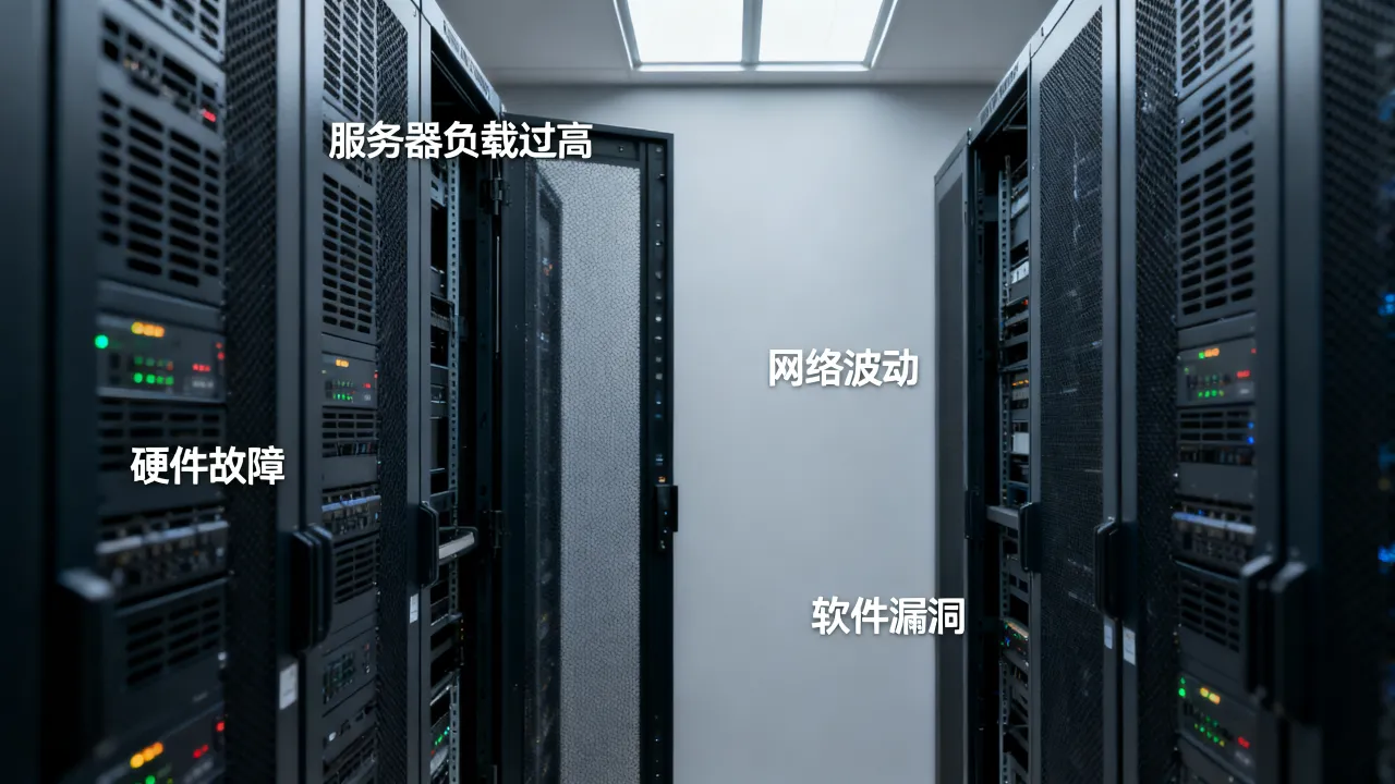 为什么服务器总是崩溃，服务器频繁宕机原因有哪些