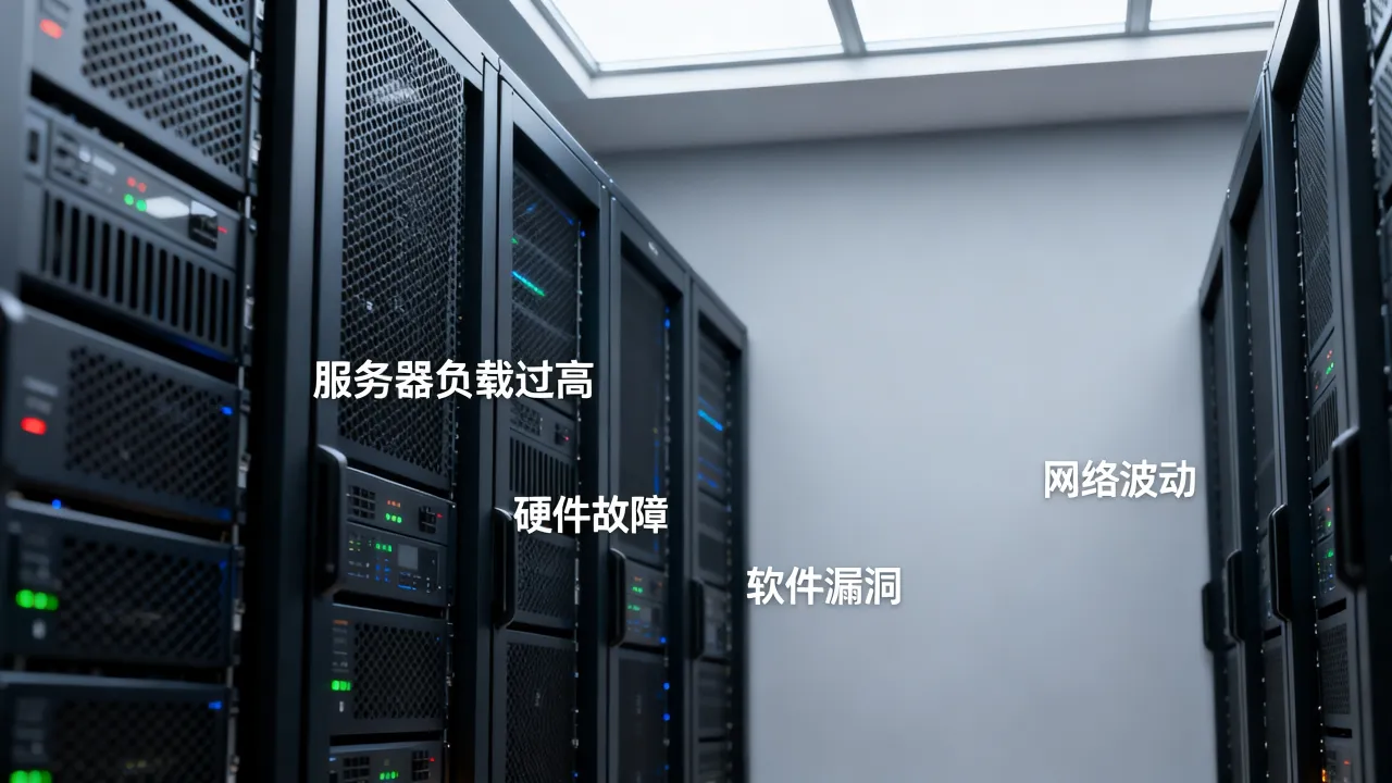 为什么服务器总是崩溃，服务器频繁宕机原因有哪些