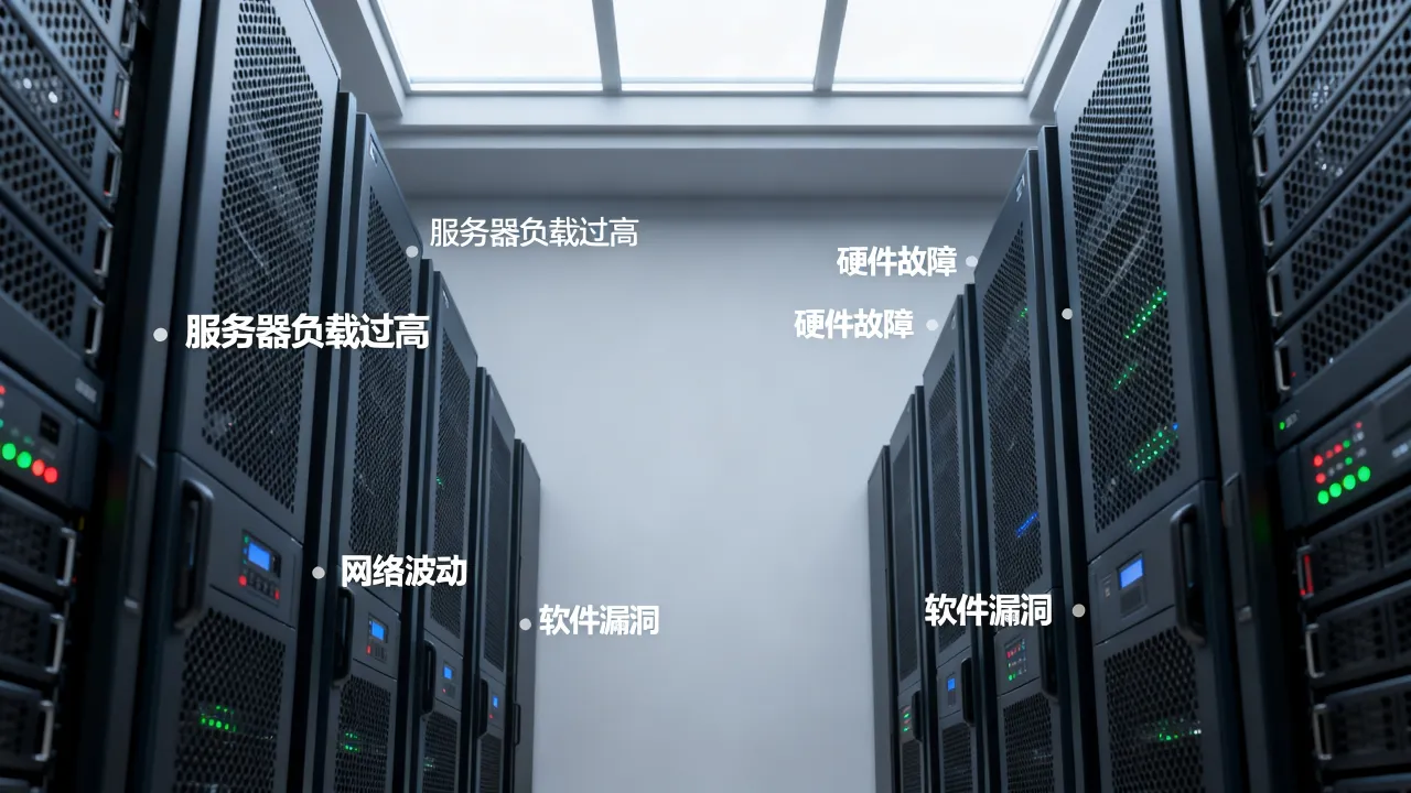 为什么服务器总是崩溃，服务器频繁宕机原因有哪些