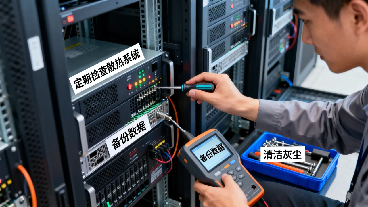 机架服务器维保怎么做最靠谱?机房托管必看的避坑指南