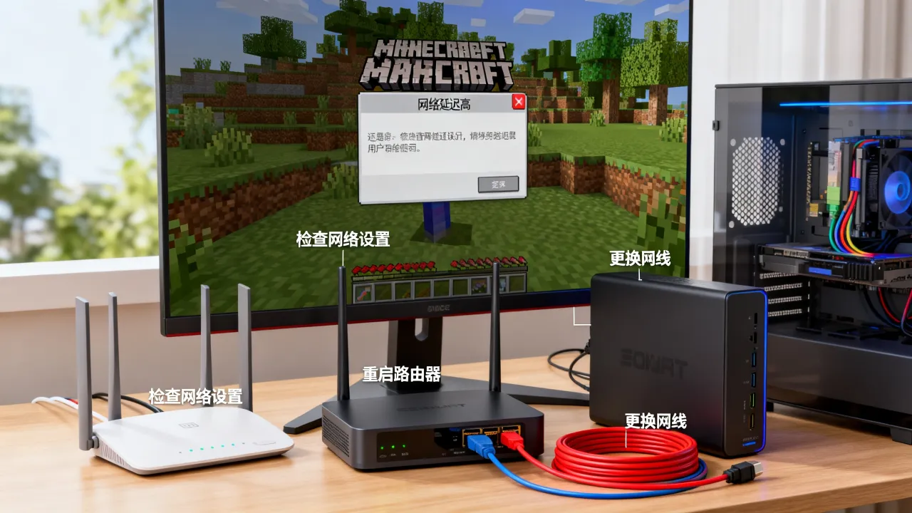 我的世界服务器网速慢经常掉线怎么解决,如何优化网络