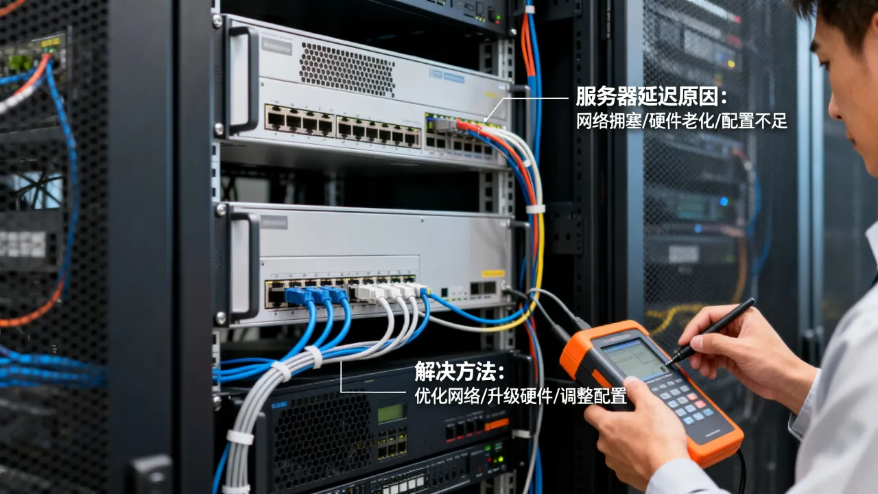 为什么服务器延迟，服务器延迟高怎么解决？