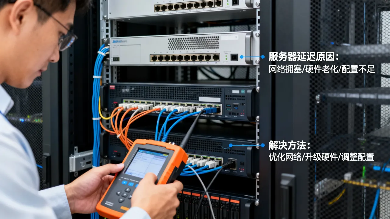 为什么服务器延迟，服务器延迟高怎么解决？