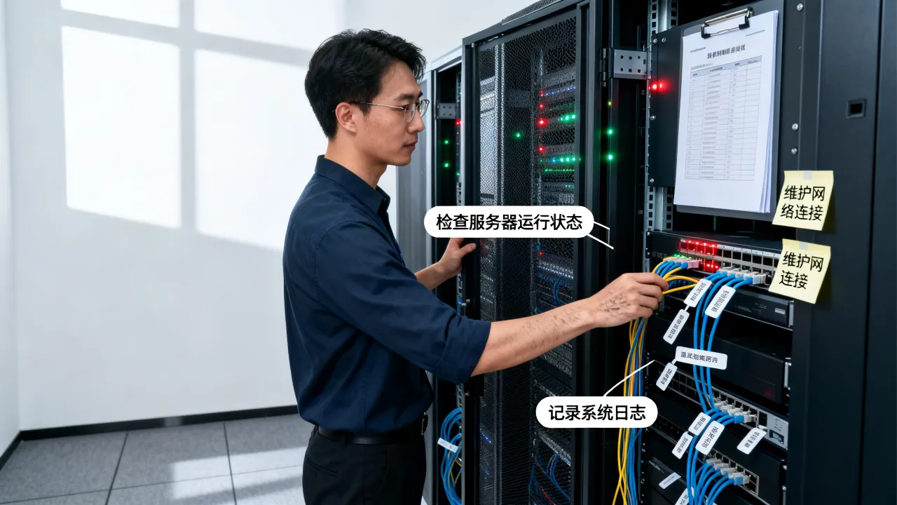 服务器运维工作内容包括哪些?日常需要做什么操作?