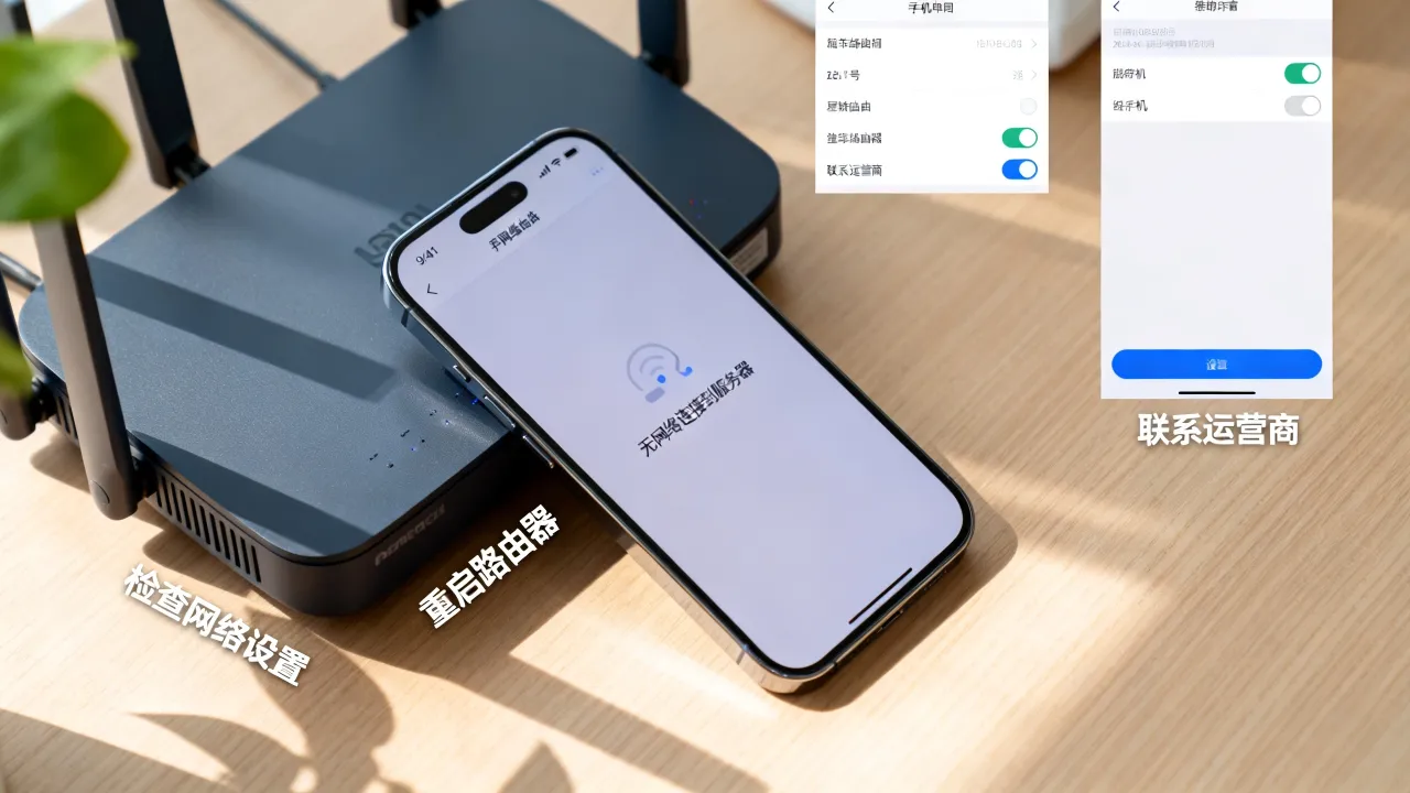 为什么app显示无网络连接到服务器，app无法连接服务器怎么解决？