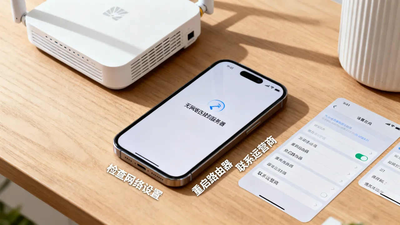 为什么app显示无网络连接到服务器，app无法连接服务器怎么解决？