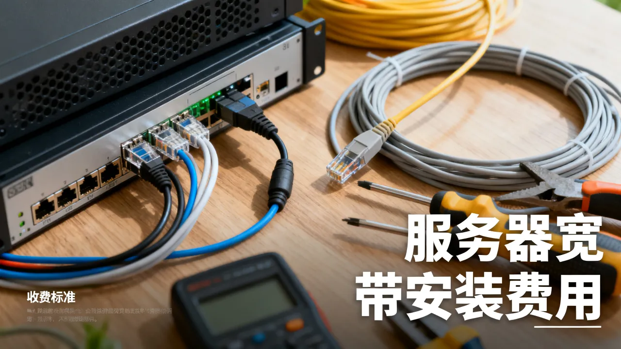 安装一套服务器宽带具体需要多少钱?,怎么收费