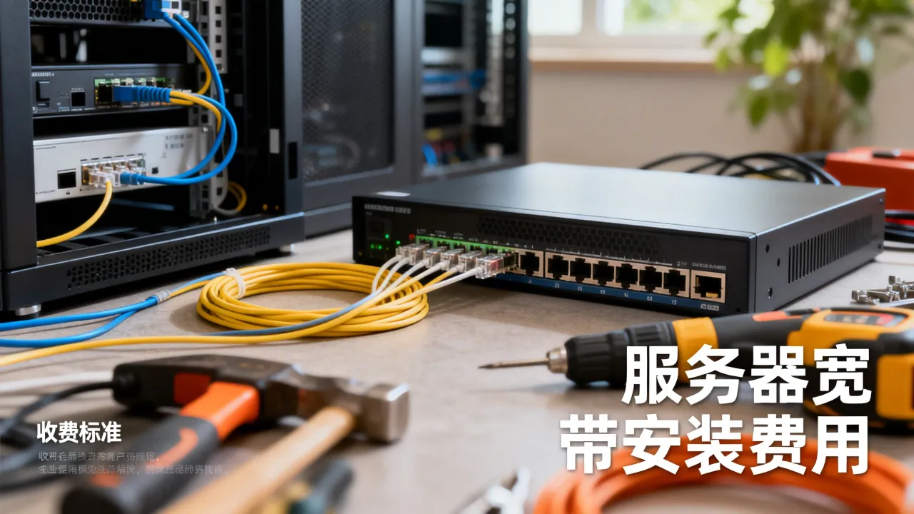 安装一套服务器宽带具体需要多少钱？，怎么收费