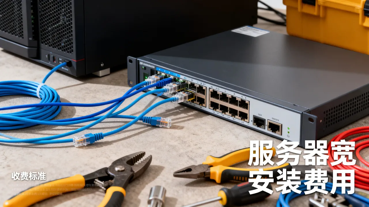 安装一套服务器宽带具体需要多少钱？，怎么收费