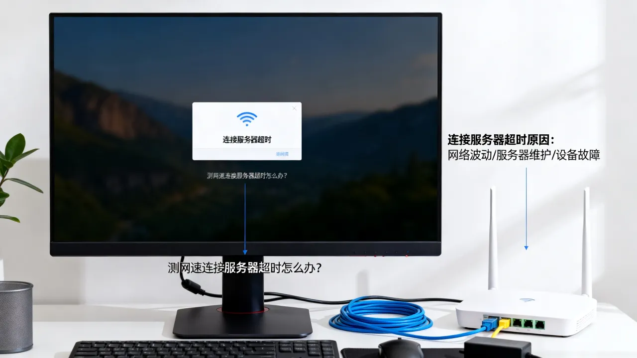 测网速连接服务器超时怎么办,连接服务器超时什么原因?