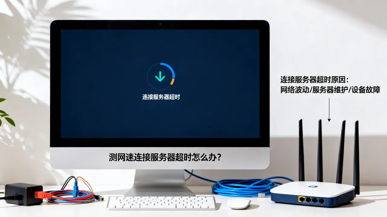 测网速连接服务器超时怎么办，连接服务器超时什么原因？